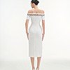FEMININITY - Váy midi trắng - Image 4