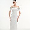 FEMININITY - Váy midi trắng - Image 3