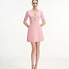 FEMININITY - ĐẦM HỒNG NGẮN