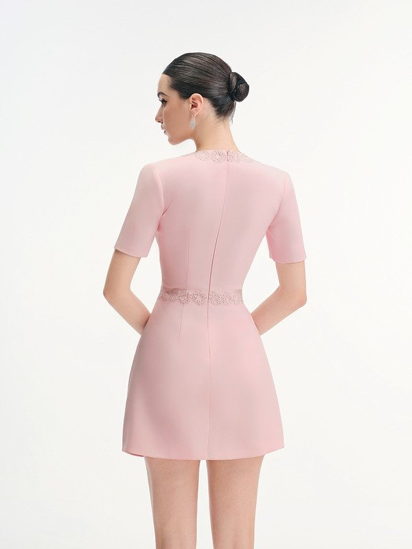 FEMININITY - ĐẦM HỒNG NGẮN - Image 2