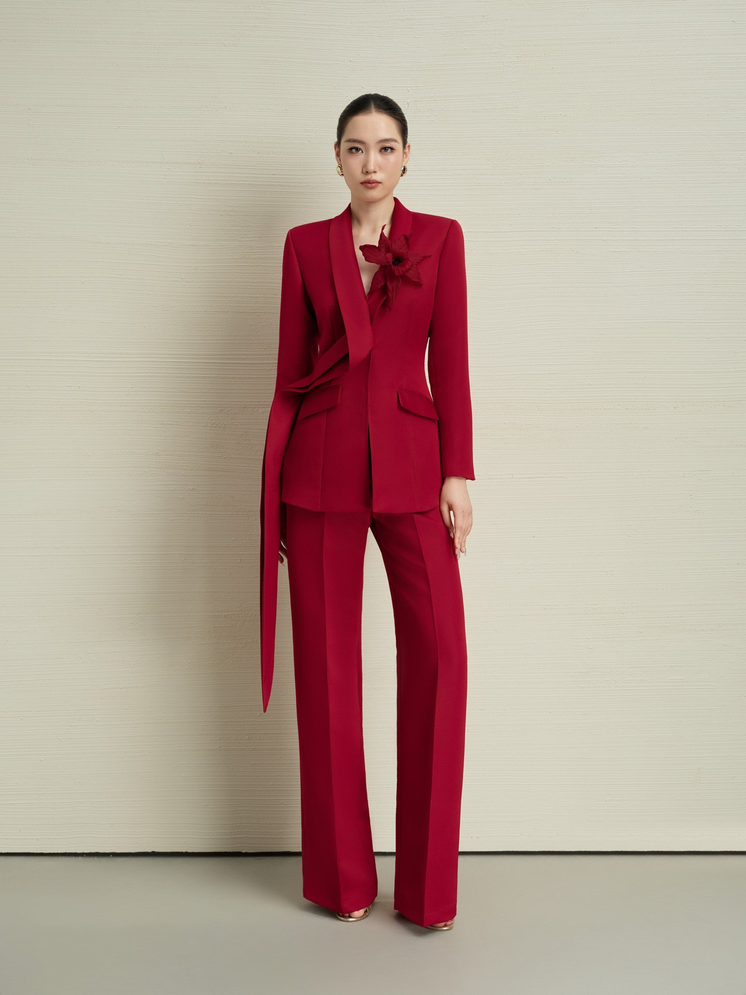 Ruby Red Power Suit