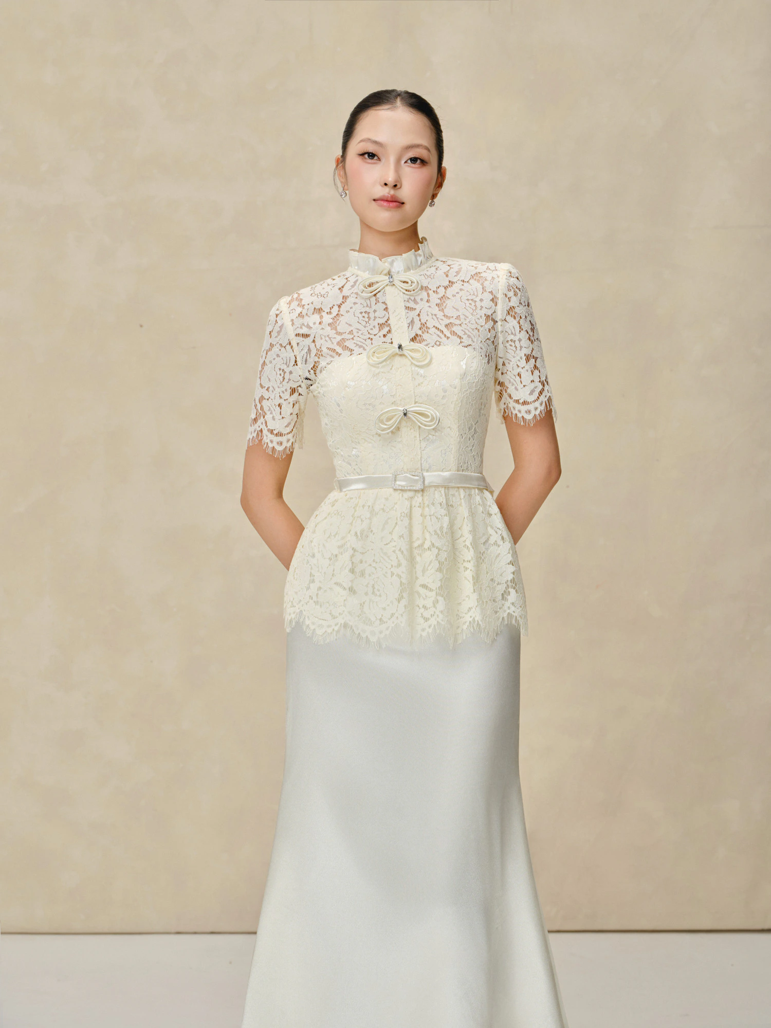 White Lace Dress - Image 4