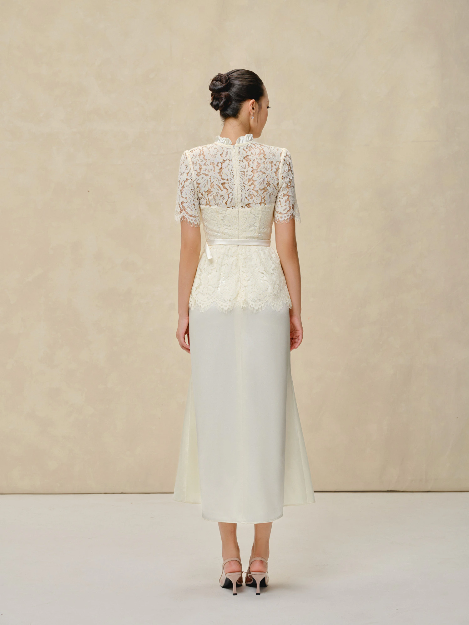 White Lace Dress - Image 6