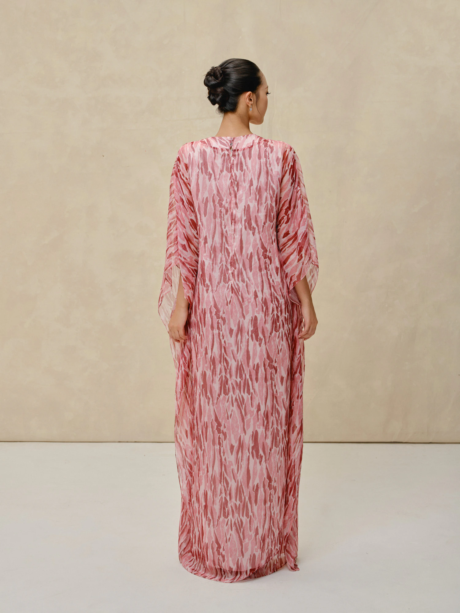 Kaftan Nude Rose Dress - Image 2